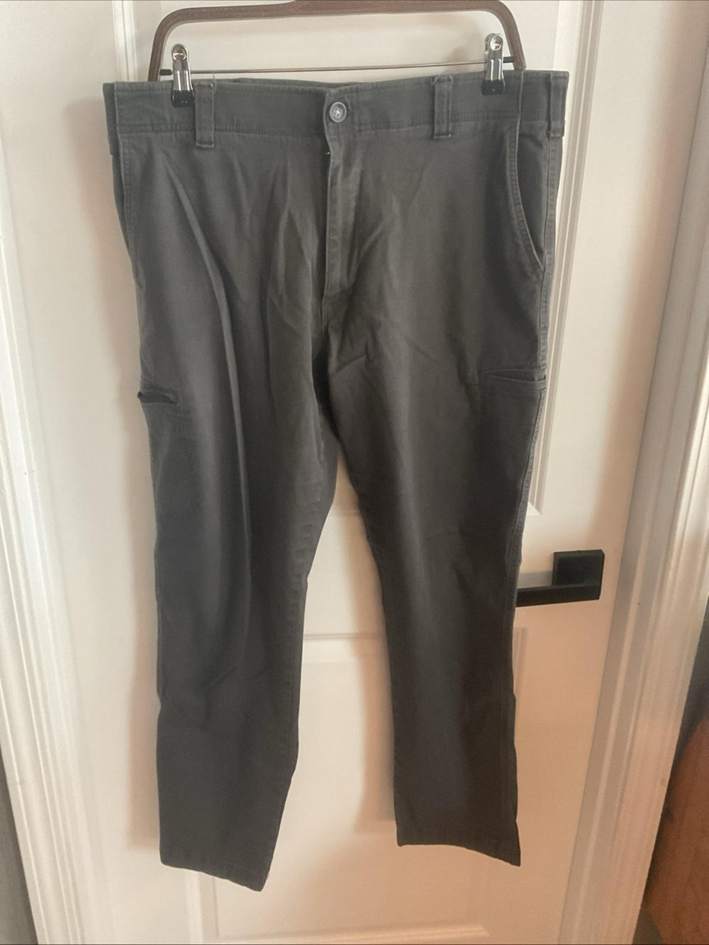 Lee Extreme Comfort Relaxed Fit Cargo Pants - Men's Charcoal Gray - Size 36x32